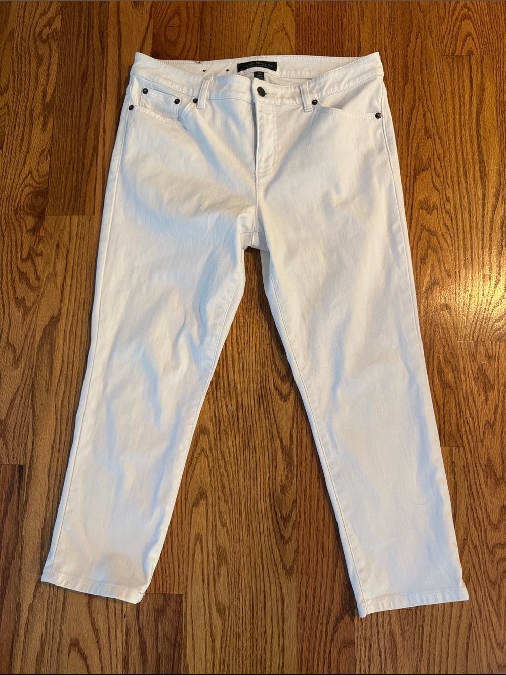 Lauren Ralph Lauren White Ankle Crop Jeans